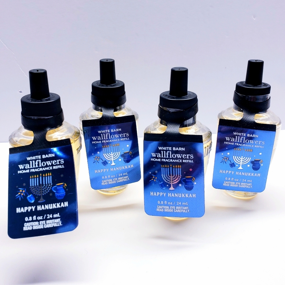 Bath & Body Works HAPPY HANUKKAH Wallflowers Home Fragrance Refill (4 Pcs)